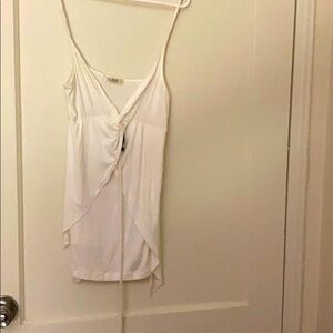 2 for $15 yuka white tank top size: L